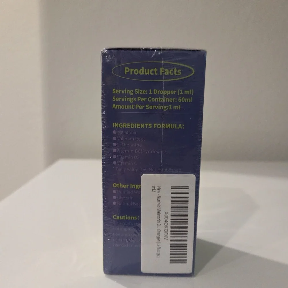 Liquid Melatonin for Dogs and Cats, Sleep Aid Anxiety Relief Calming Drops 60ml